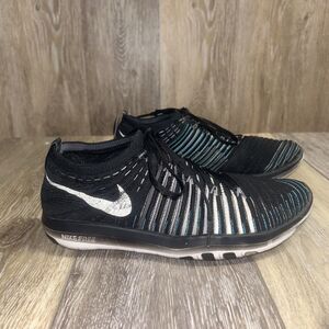 Nike Women’s US Size 6.5 Free Transform Flyknit 833410-001 Black Running Shoes